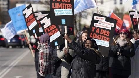 Public sector strikes: Quebec nurses, health staff launch two-day walkout